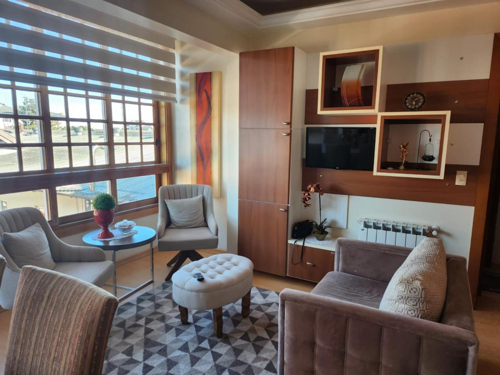 Apartamento Solar Do Centro - Luxo Gramado Bagian luar foto